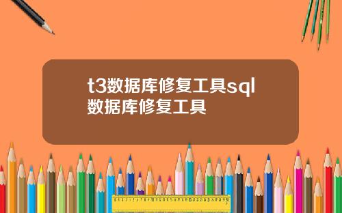 t3数据库修复工具sql数据库修复工具
