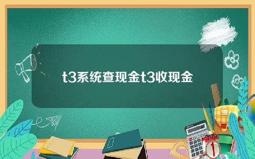 t3系统查现金t3收现金