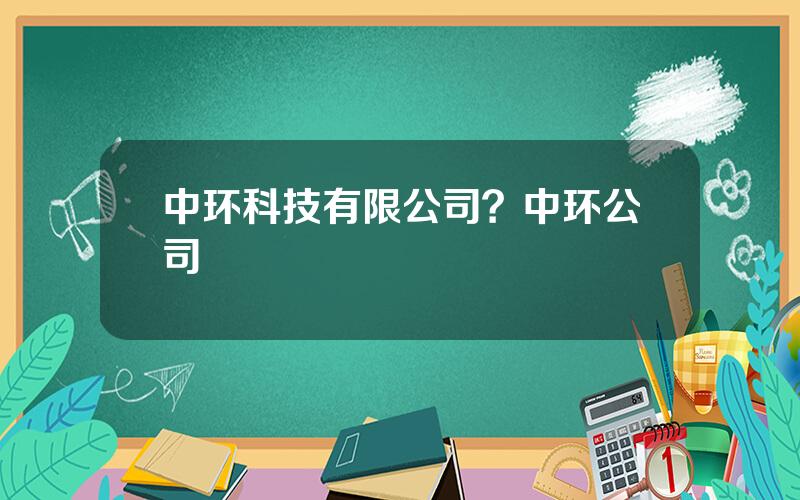 中环科技有限公司？中环公司