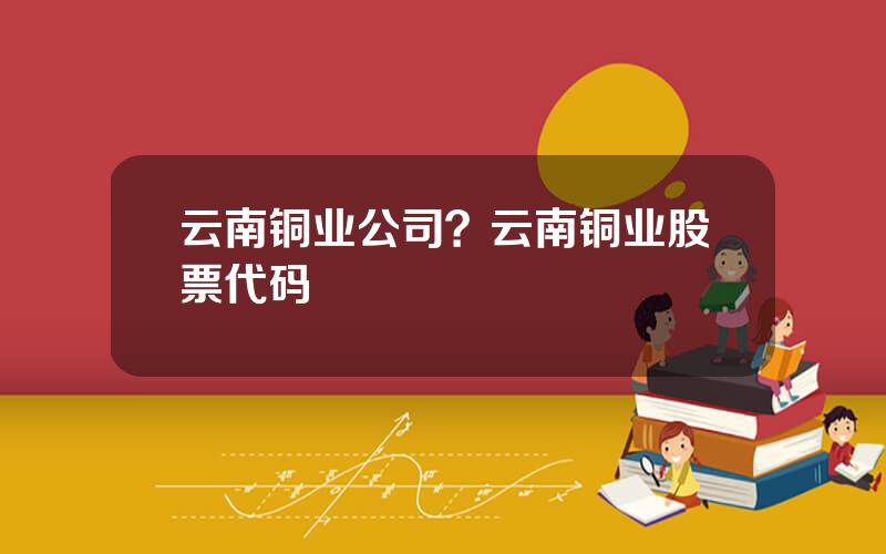 云南铜业公司？云南铜业股票代码